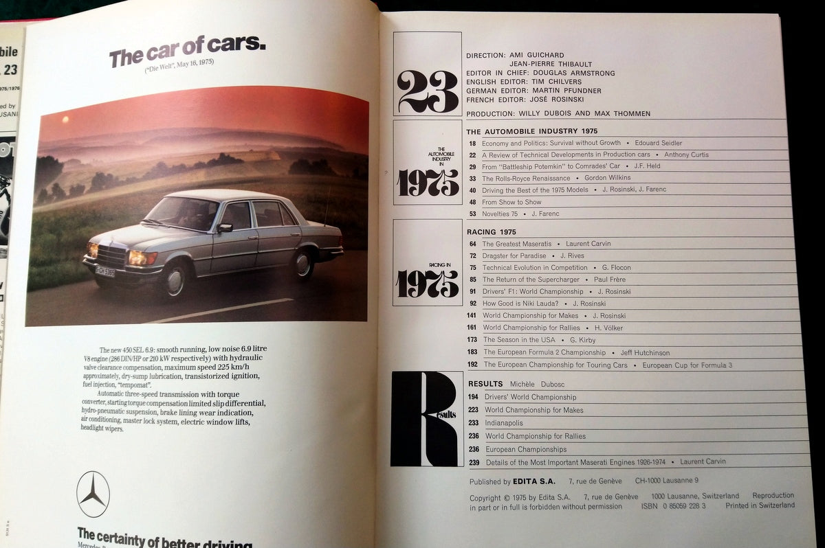Automobile Year 1975/76  Issue No.23. (ref b325)