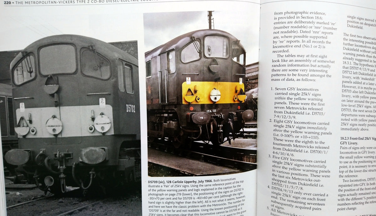 Metropolitan-Vickers Type 2 Co-Bo Diesel Electric Locomotives. (ref b197)