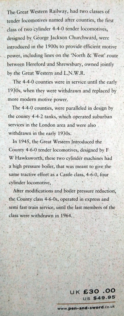Great Western County Classes. (ref b196)