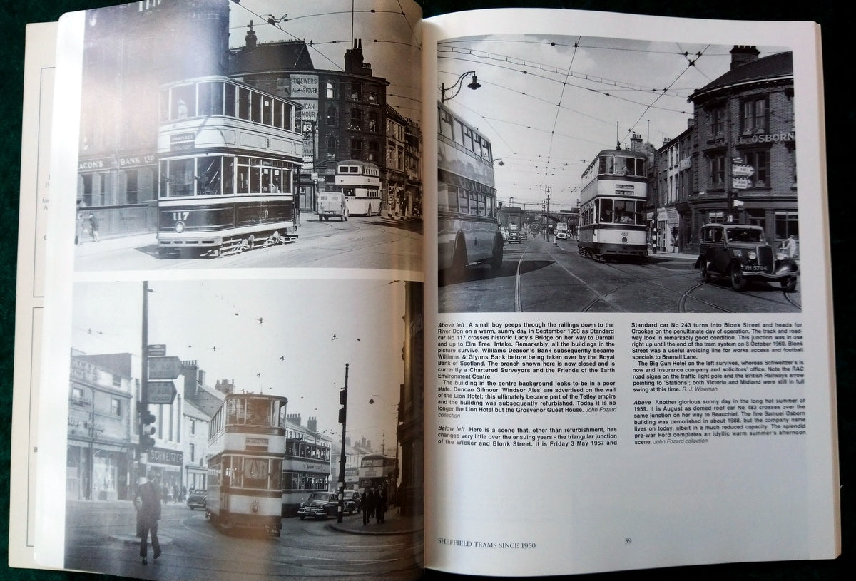 Sheffield Trams Since 1950. (ref b322)