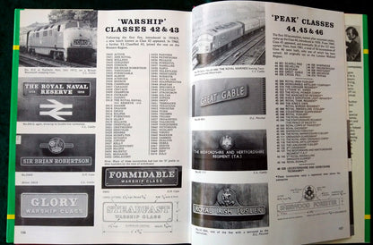 Nameplates of the Big Four, Including British Railways. (ref b318)
