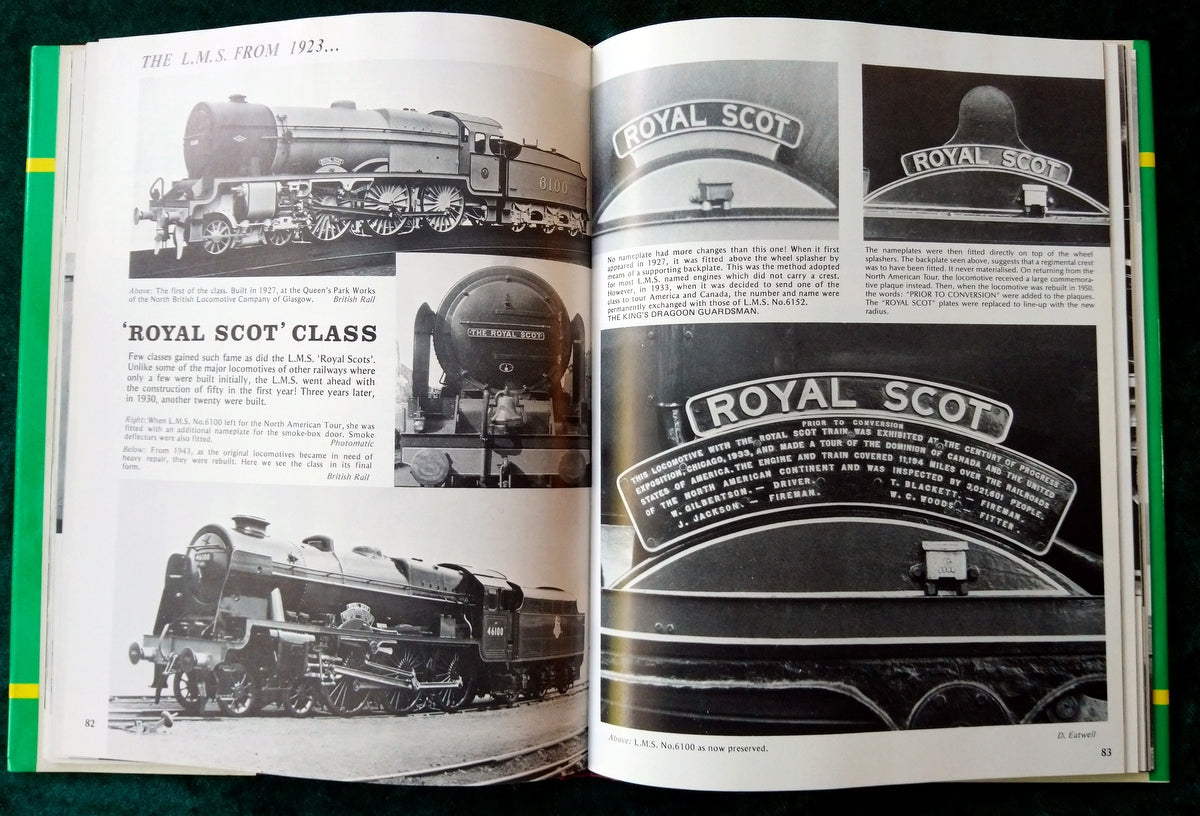 Nameplates of the Big Four, Including British Railways. (ref b318)