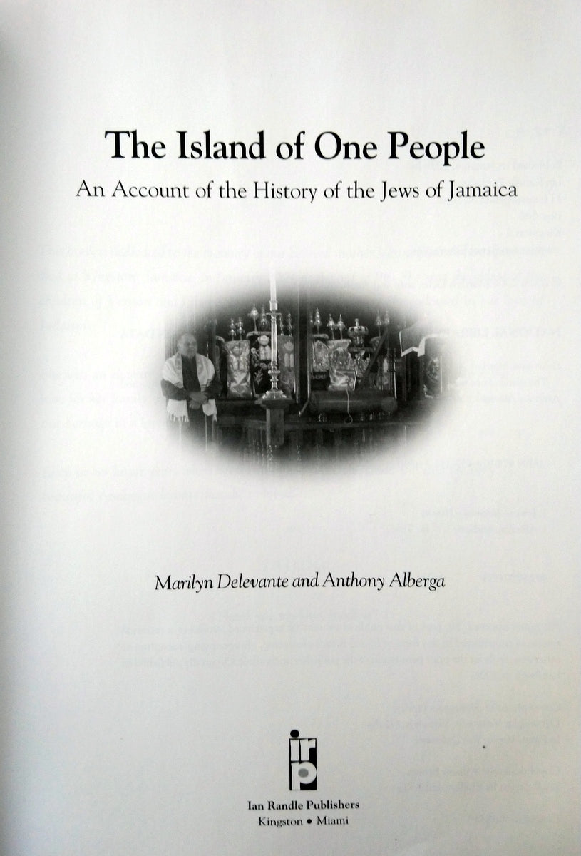 The Island Of One People. History of the Jews of Jamaica. Ultra Rare. (ref B327)