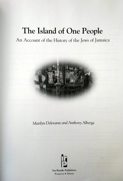 The Island Of One People. History of the Jews of Jamaica. Ultra Rare. (ref B327)