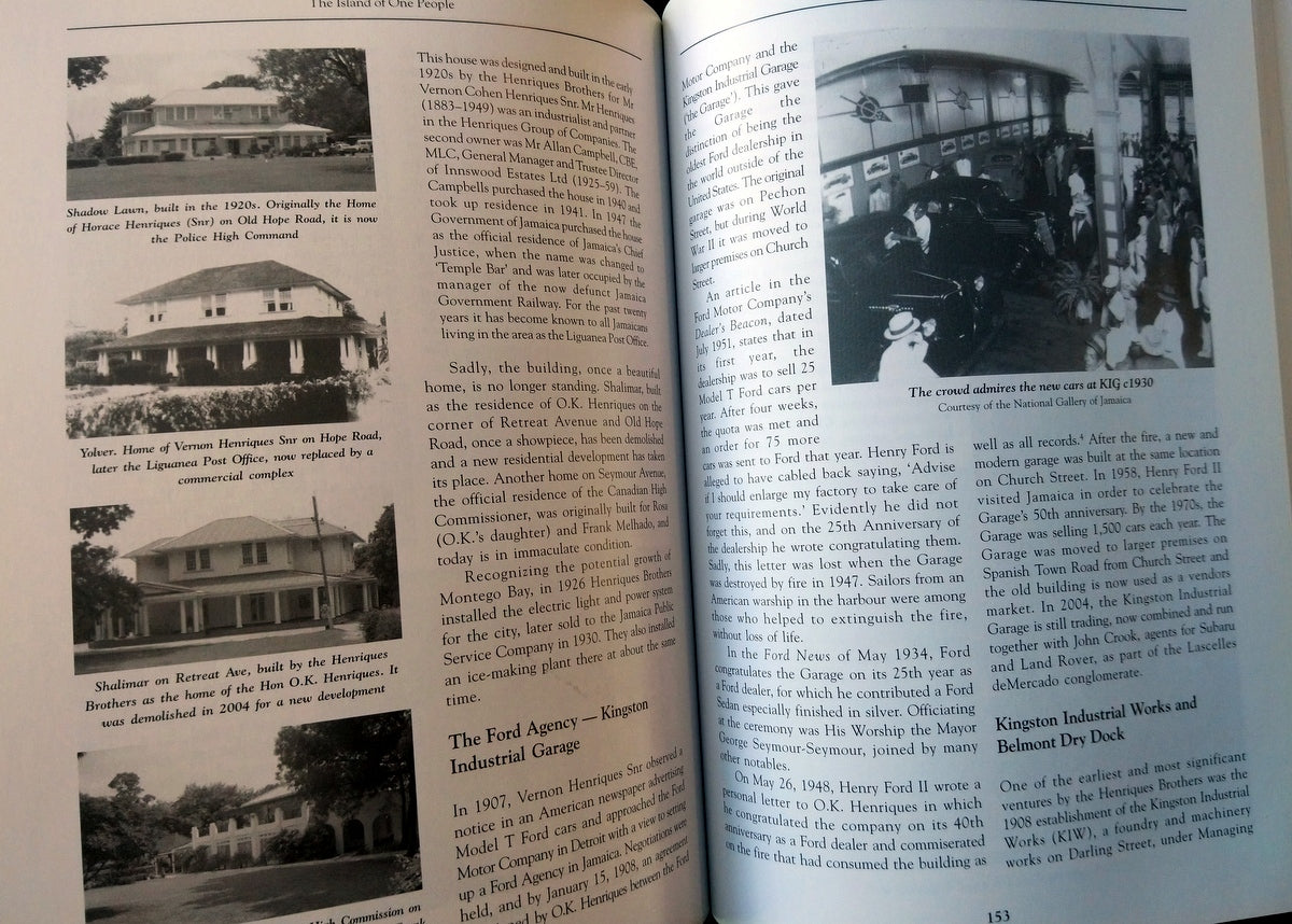 The Island Of One People. History of the Jews of Jamaica. Ultra Rare. (ref B327)