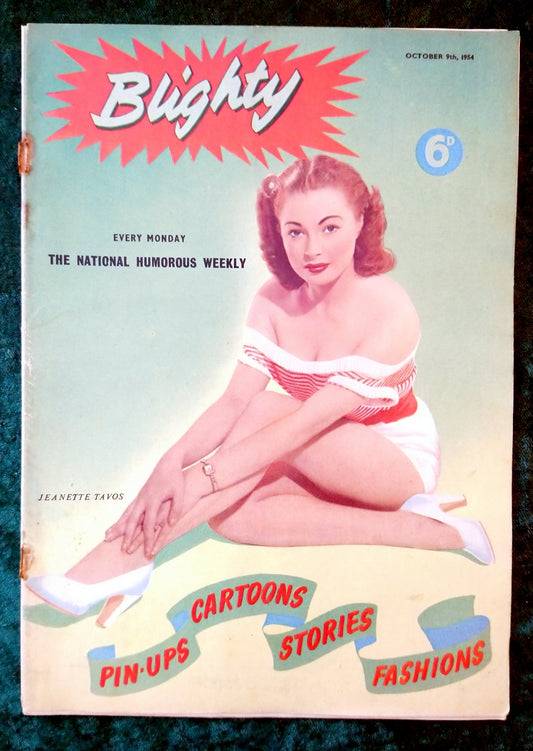 Blighty Magazine, The National Humorous Weekly. Oct 9th 1954. (M486)