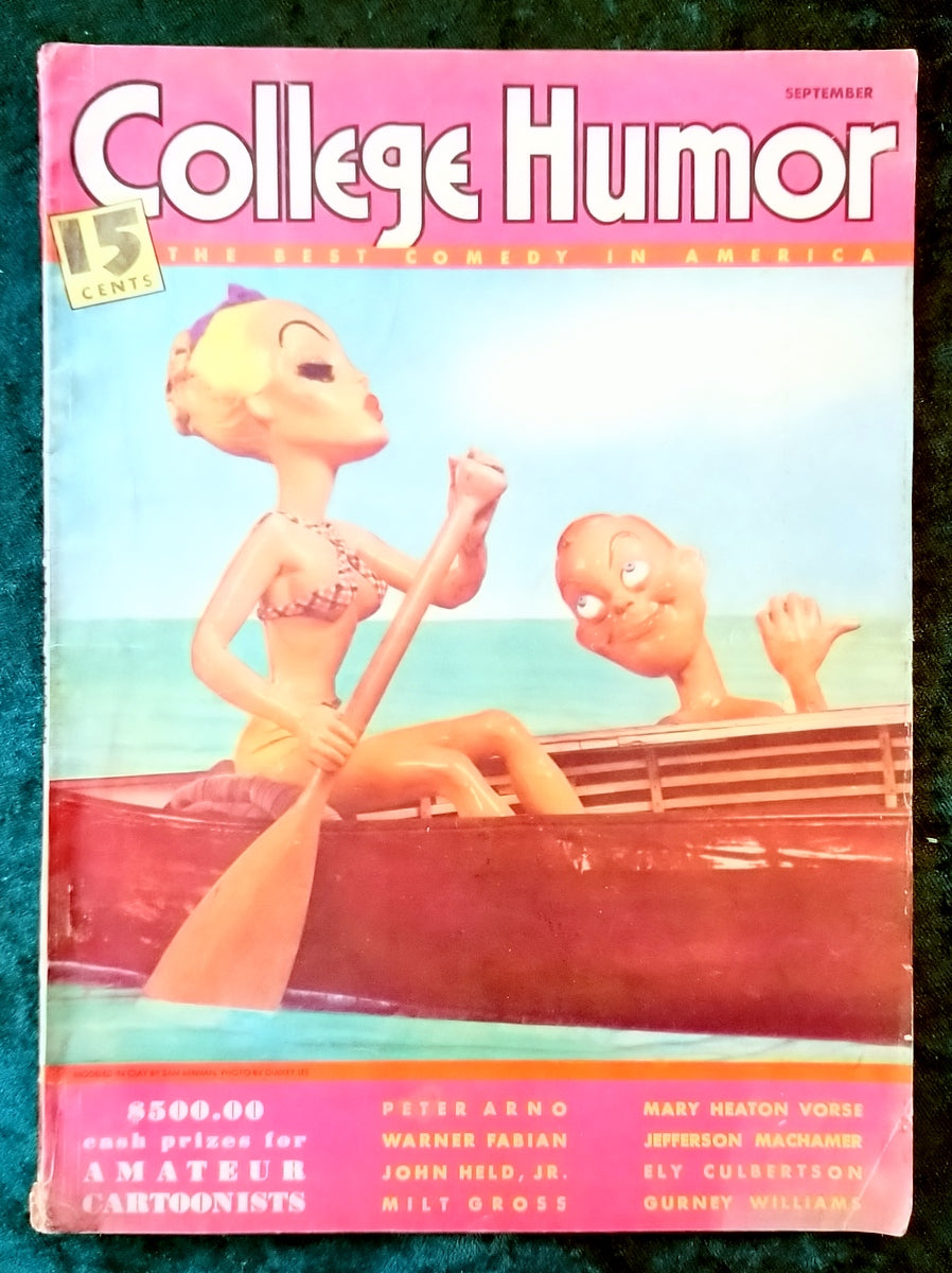 College Humor Magazine. The best Comedy in America. September 1936. (M487)