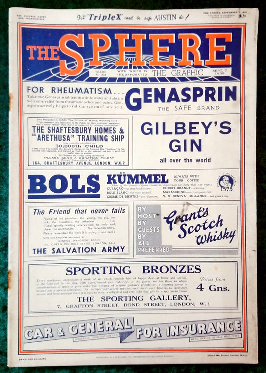 The Sphere Magazine. September 7th 1935. (LM001)