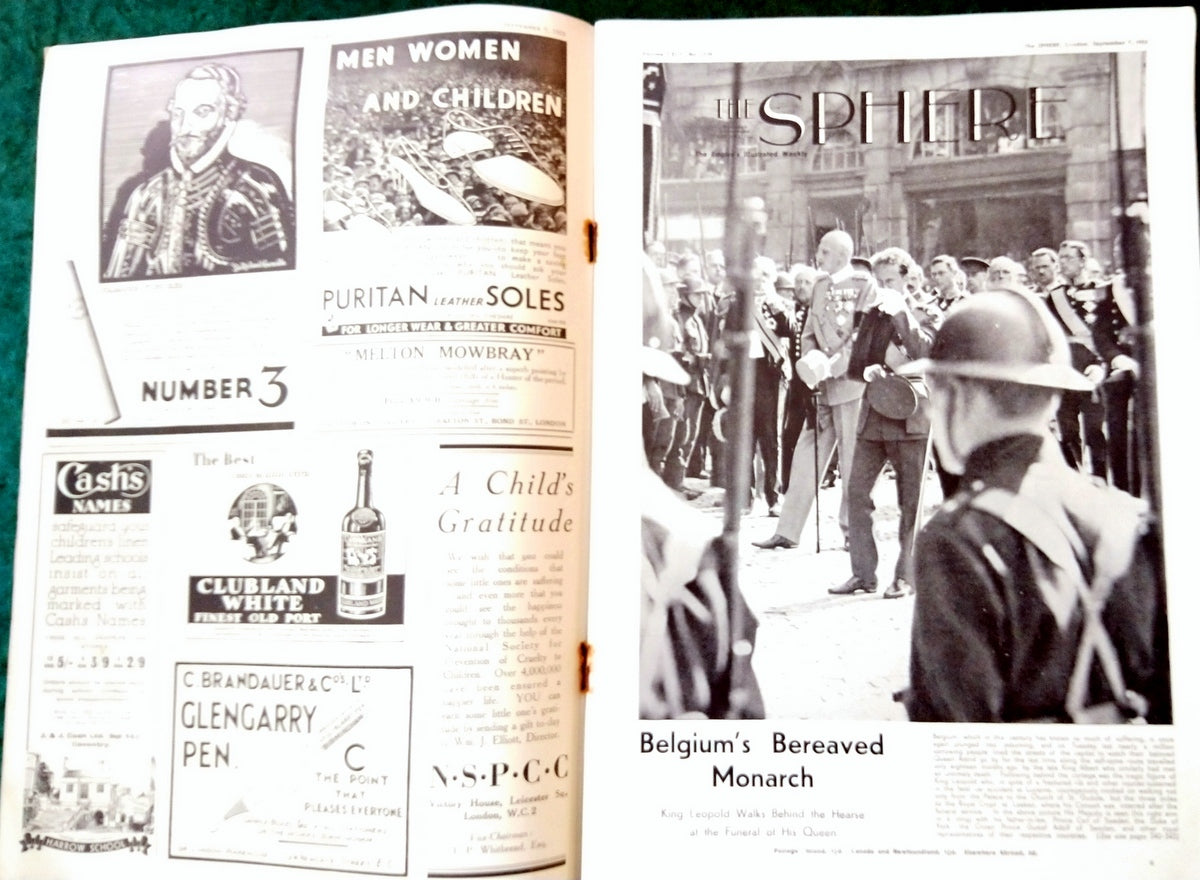 The Sphere Magazine. September 7th 1935. (LM001)