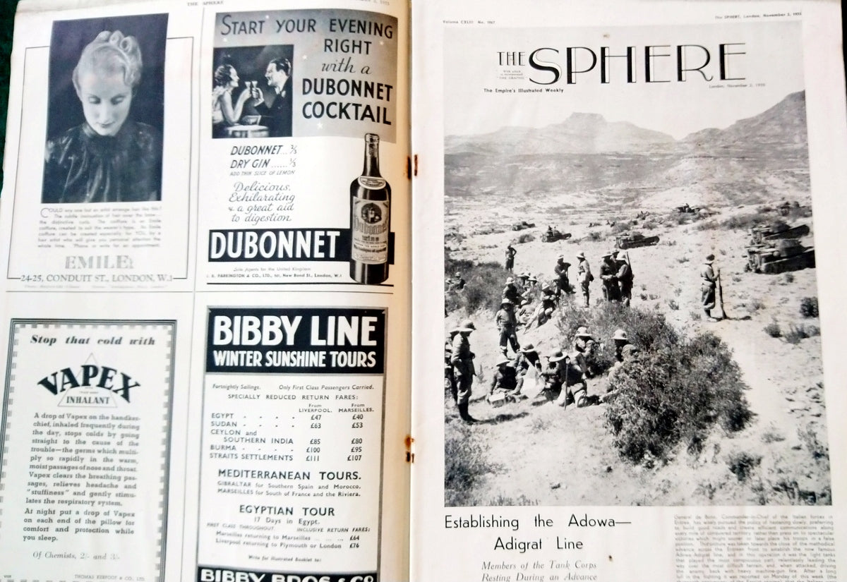 The Sphere Magazine. November 2nd 1935. (LM004)