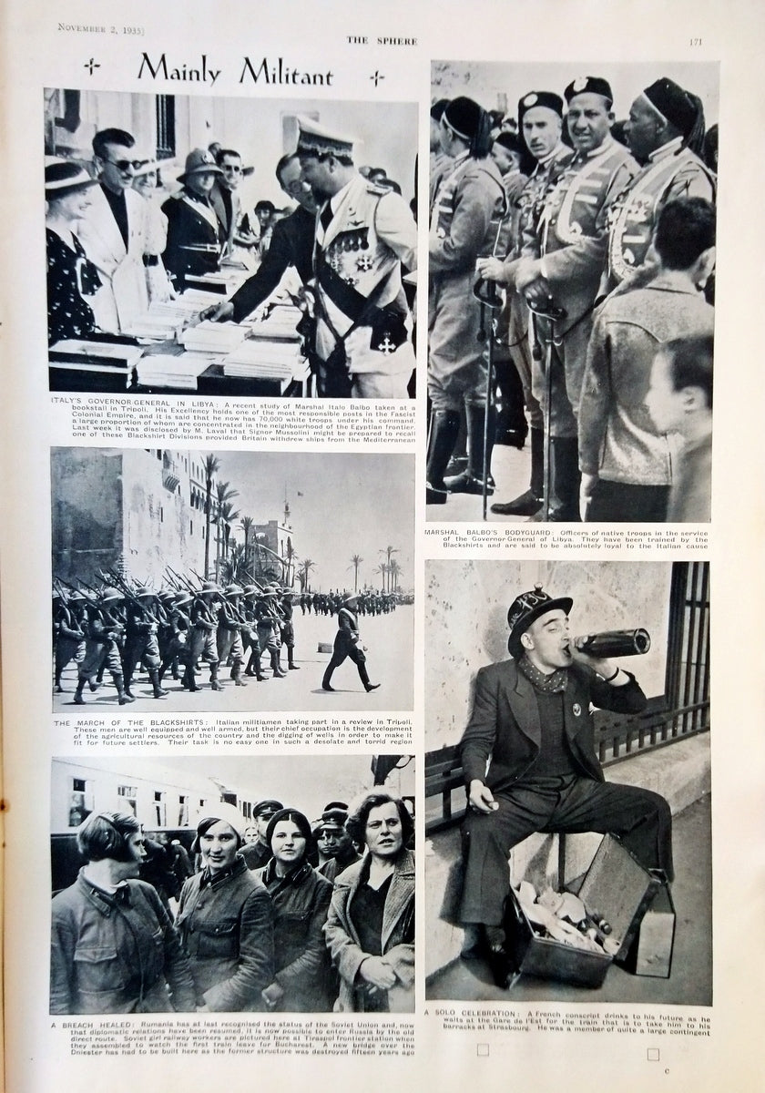 The Sphere Magazine. November 2nd 1935. (LM004)