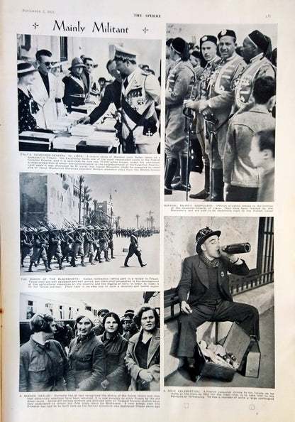 The Sphere Magazine. November 2nd 1935. (LM004)