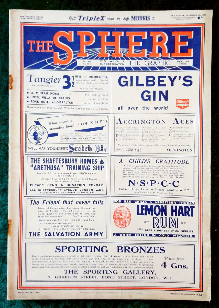 The Sphere Magazine. December 28th 1935. (LM005)