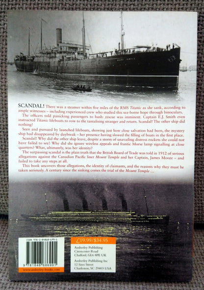 Titanic Scandal, The Trial of The Mount Temple. (ref b206)