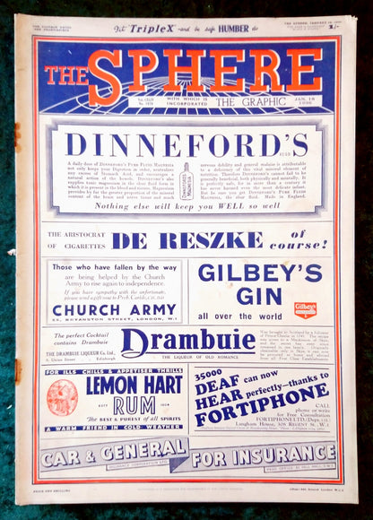 The Sphere Magazine. January 18th 1936. (LM006)