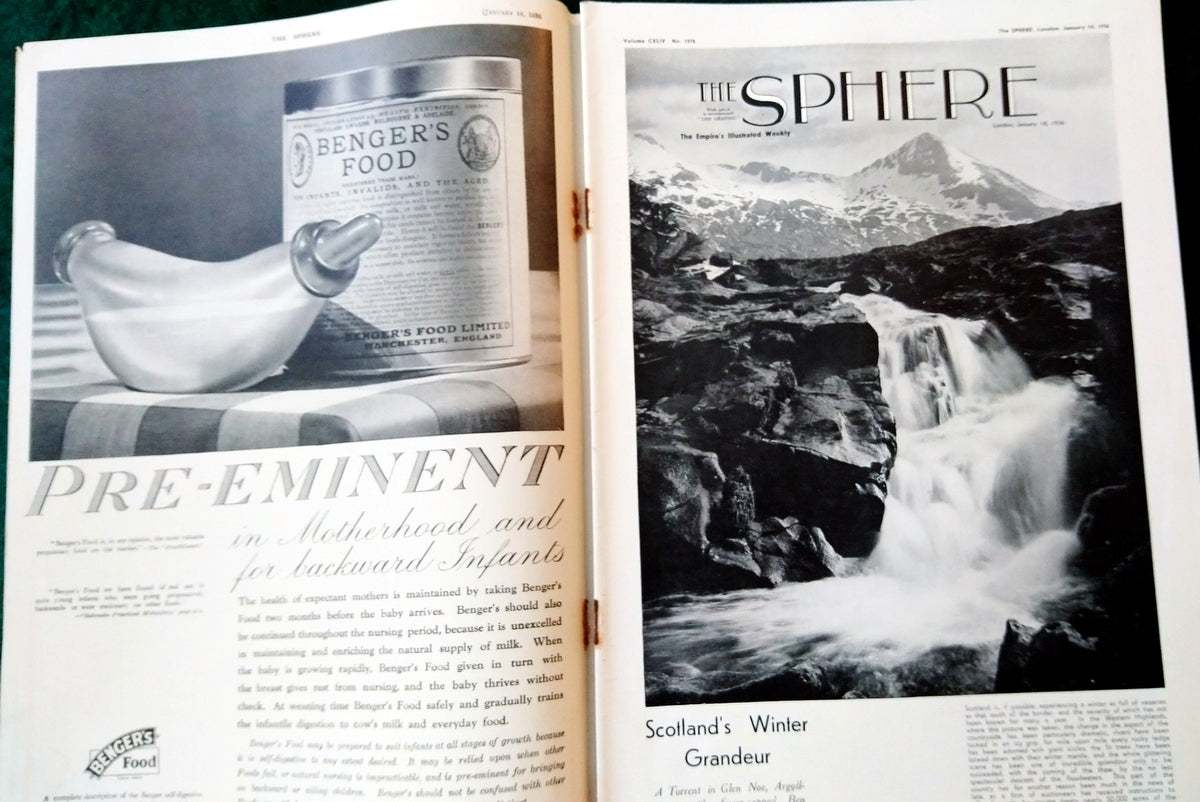 The Sphere Magazine. January 18th 1936. (LM006)