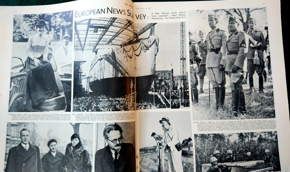 The Sphere Magazine. September 5th 1936. (LM007)