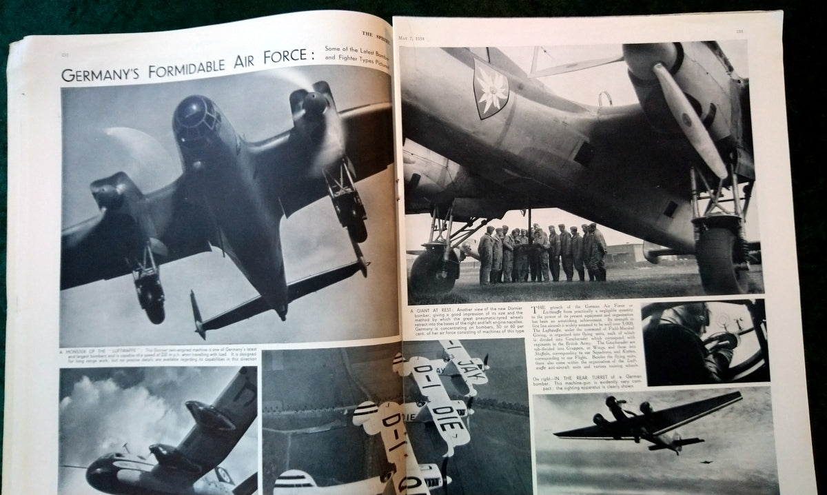 The Sphere Magazine. May 7th 1938. (LM008)