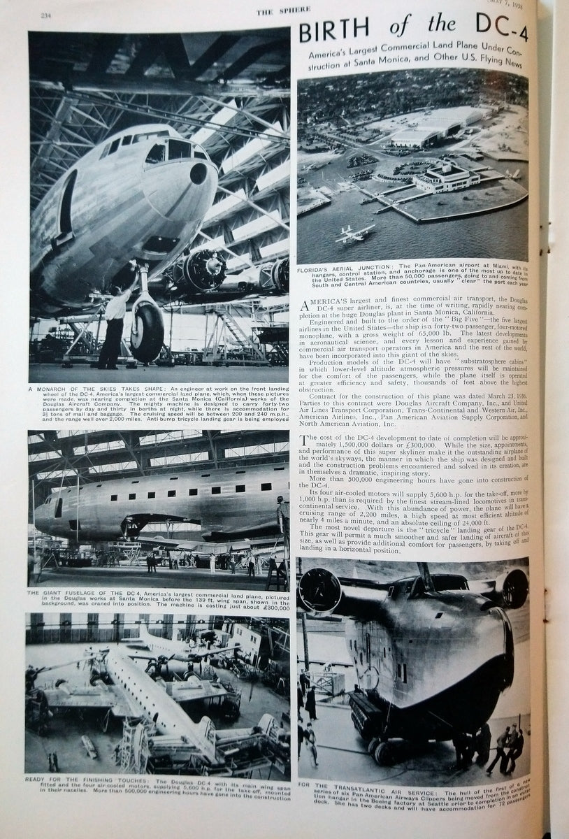 The Sphere Magazine. May 7th 1938. (LM008)