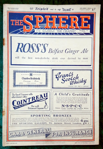 The Sphere Magazine. March 12th 1938. (LM009)