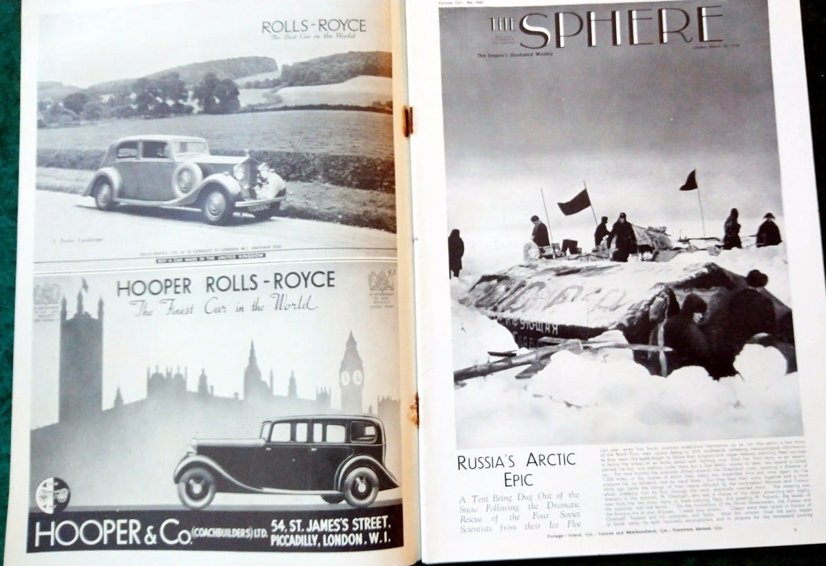 The Sphere Magazine. March 12th 1938. (LM009)