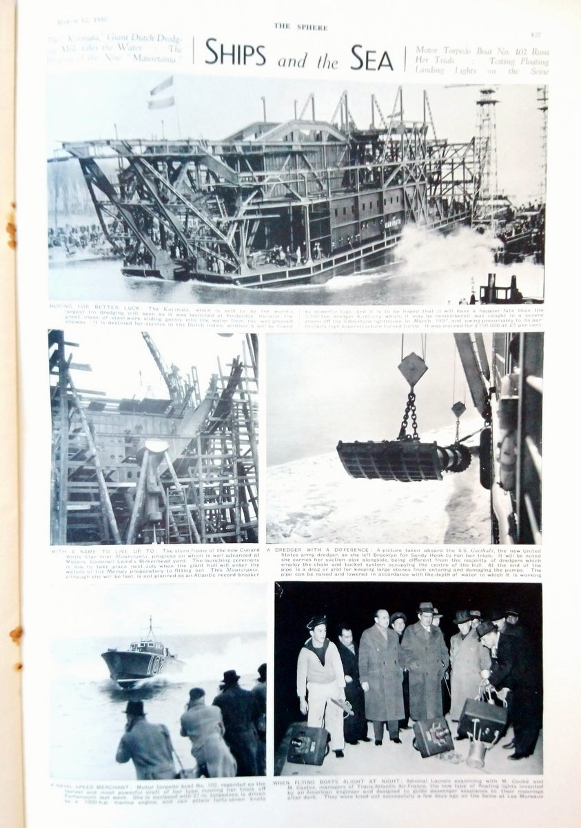 The Sphere Magazine. March 12th 1938. (LM009)