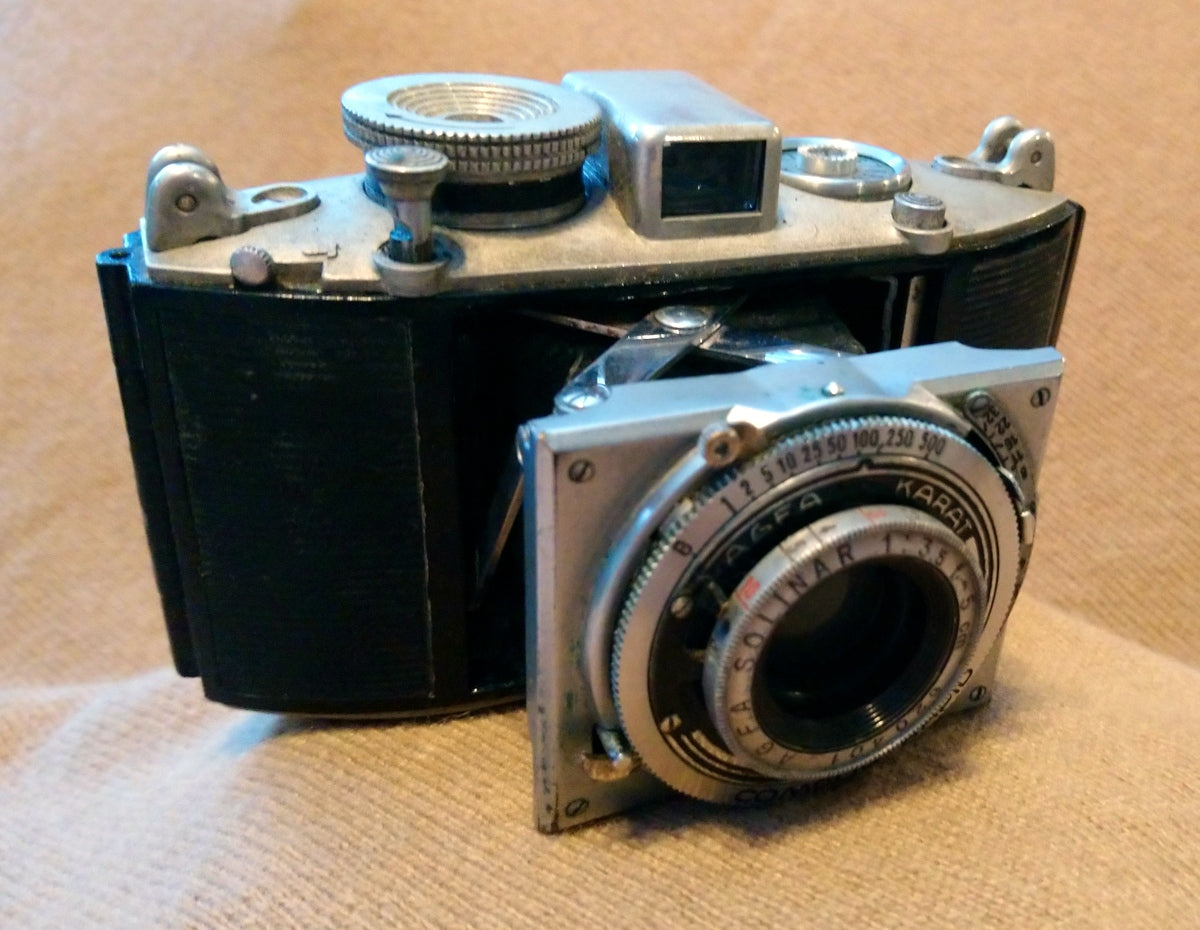 Agfa Karat Compur Rapid Folding 35mm Camera 1940's (ref Nos089G)