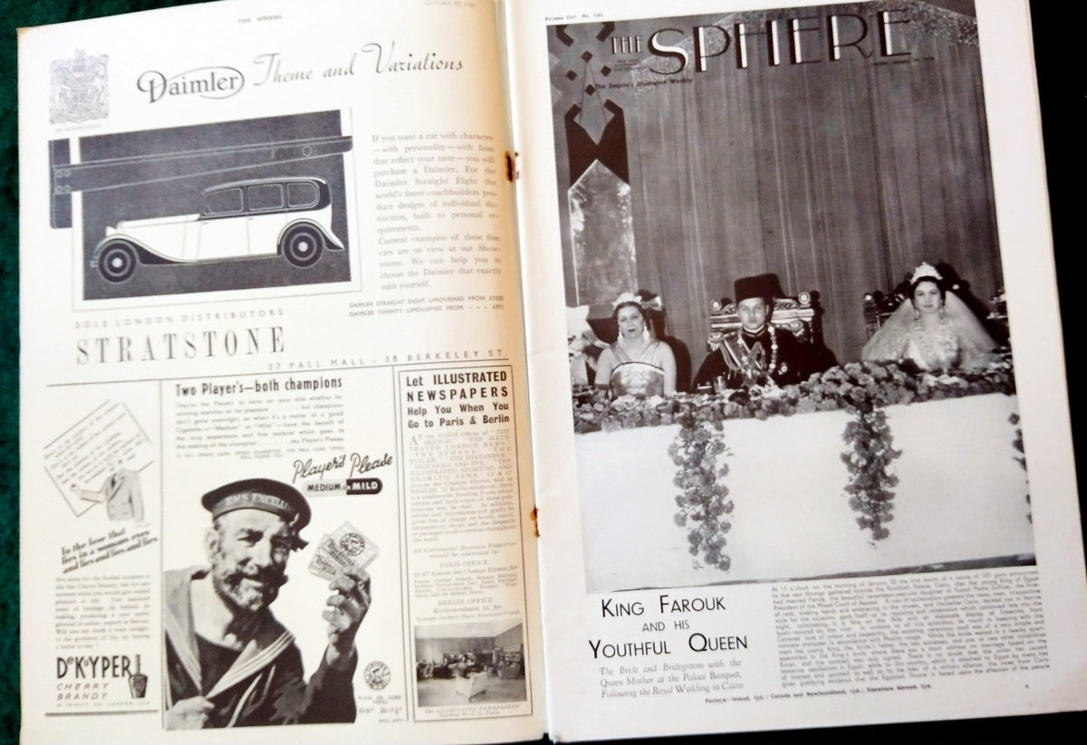 The Sphere Magazine. January 29th 1938. (LM010)