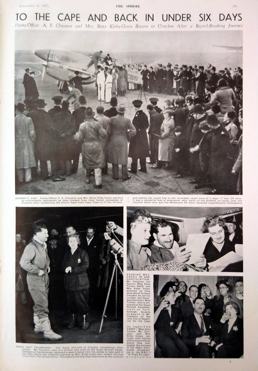 The Sphere Magazine. November 27th 1937. (LM011)