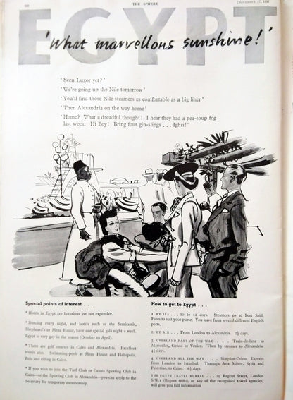 The Sphere Magazine. November 27th 1937. (LM011)