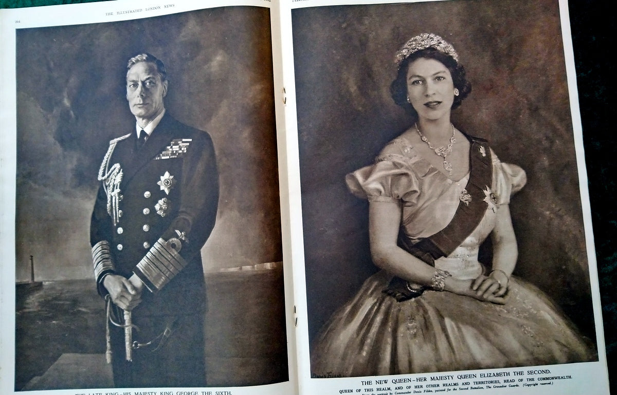 Illustrated London News. February 16th 1952. Death of King George VI (LM017)