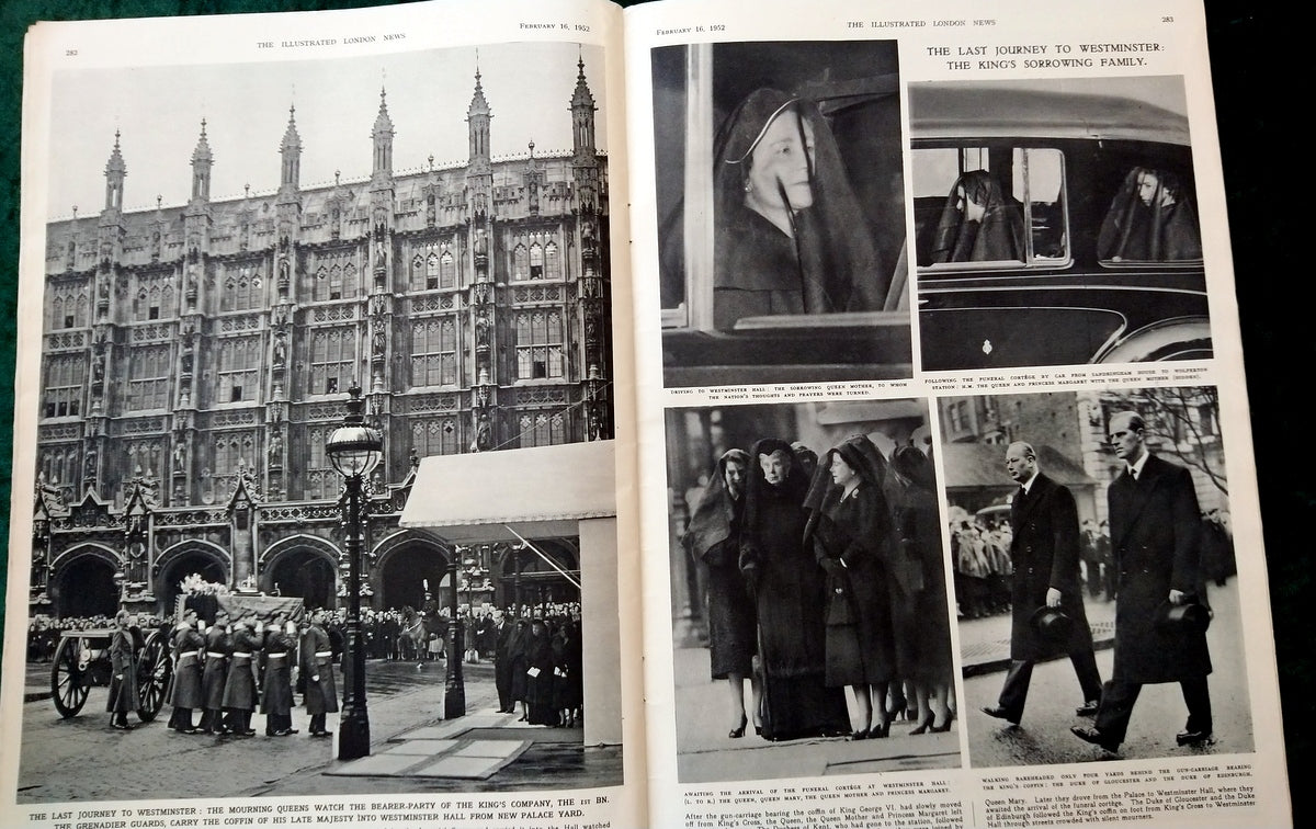 Illustrated London News. February 16th 1952. Death of King George VI (LM017)