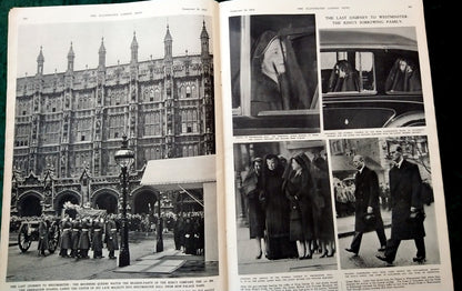Illustrated London News. February 16th 1952. Death of King George VI (LM017)