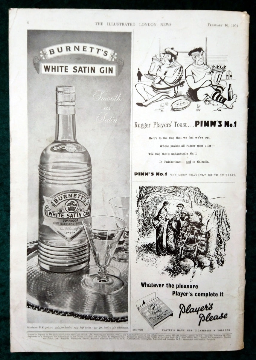 Illustrated London News. February 16th 1952. Death of King George VI (LM017)