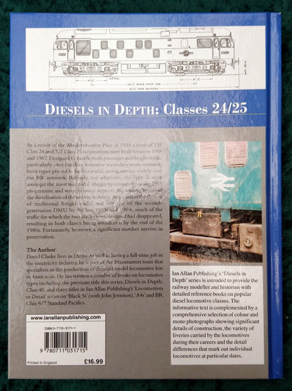 Diesels in Depth Classes 24/25 by David Clarke. (ref b293)