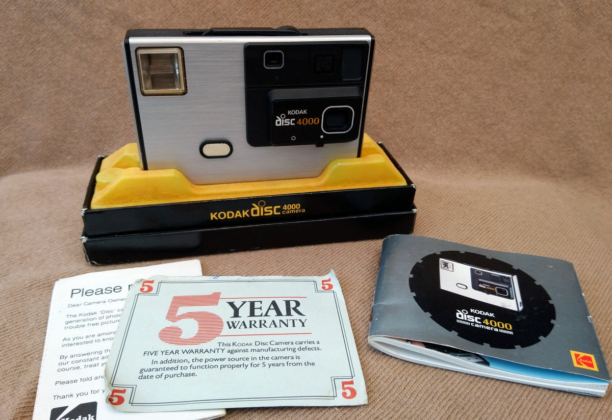 Kodak Disc 4000 Camera 1980's. (ref nos088F)