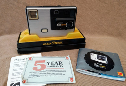 Kodak Disc 4000 Camera 1980's. (ref nos088F)