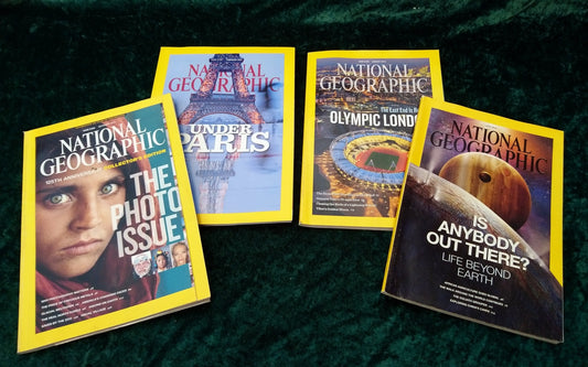 National Geographic Magazines x 4 2000's. (MC119)