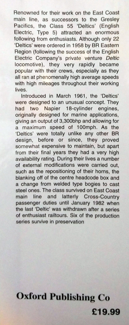 Power of the Deltics by J. S. Whiteley. (ref b339)