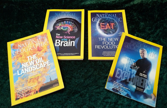 National Geographic Magazines x 4 2000's. (MC118)