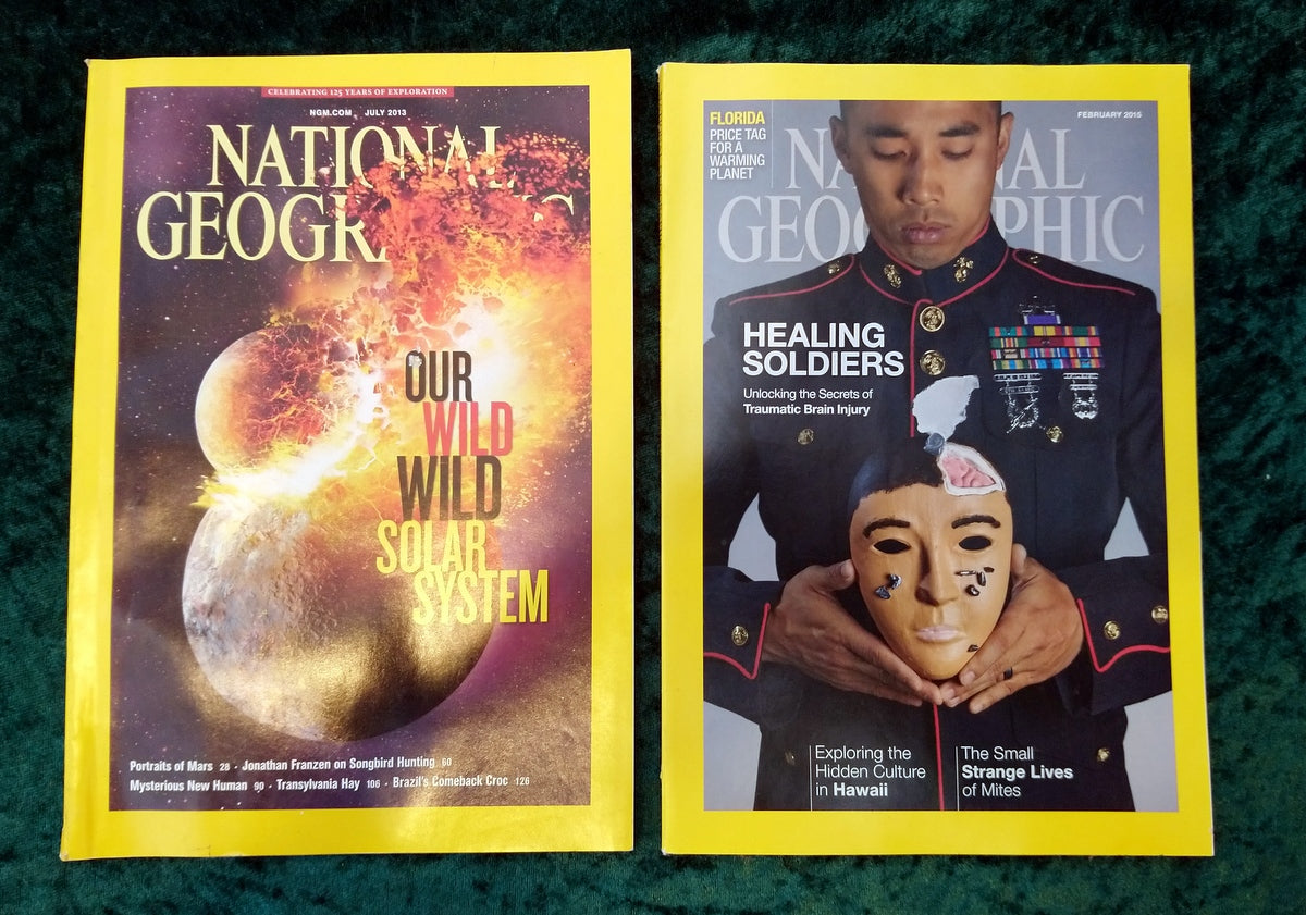 National Geographic Magazines x 5 2000's. (MC117)