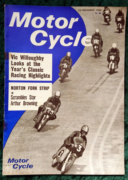 Motor Cycle Magazine Set of 3 Issues 1966, Inc Show Review. (M501)