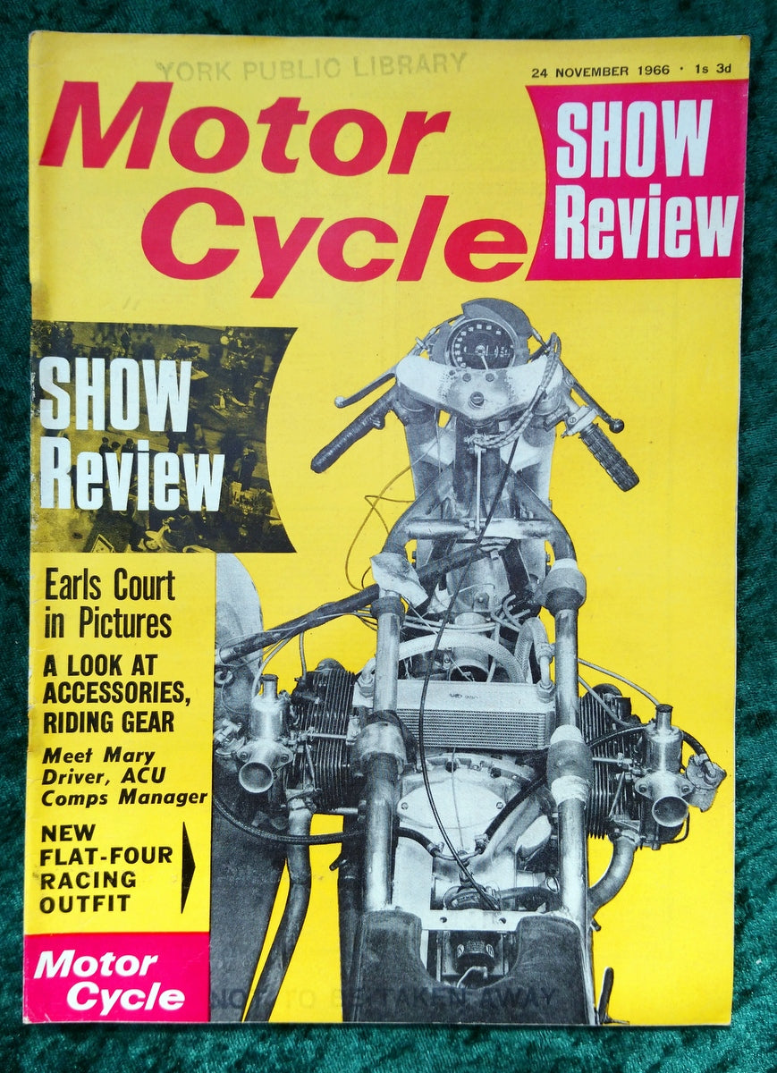 Motor Cycle Magazine Set of 3 Issues 1966, Inc Show Review. (M501)