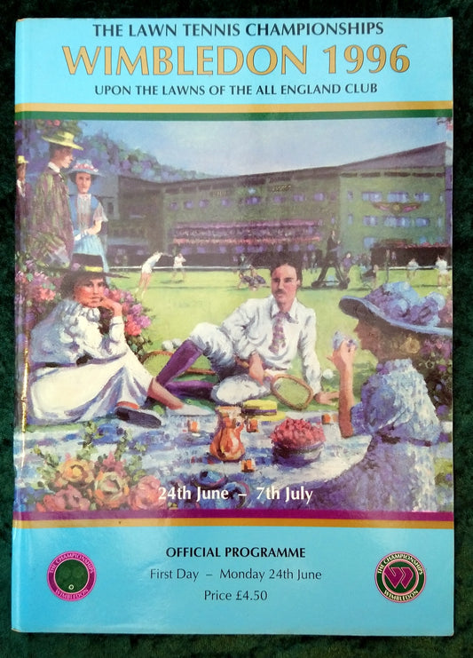 Wimbledon Tennis Official Programme 1996 (M249)