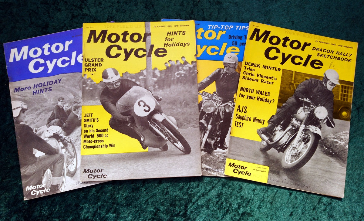 Motor Cycle Magazine Set of 4 Issues 1965. (M503)