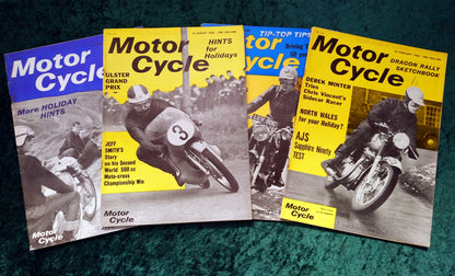 Motor Cycle Magazine Set of 4 Issues 1965. (M503)