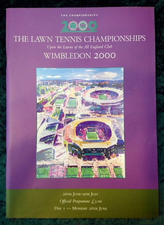 Wimbledon Tennis Official Programme 2000 (M250)