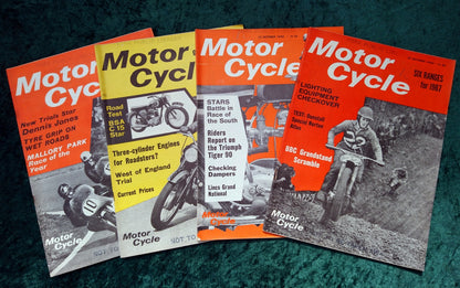 Motor Cycle Magazine Set of 4 Issues 1966. (M504)