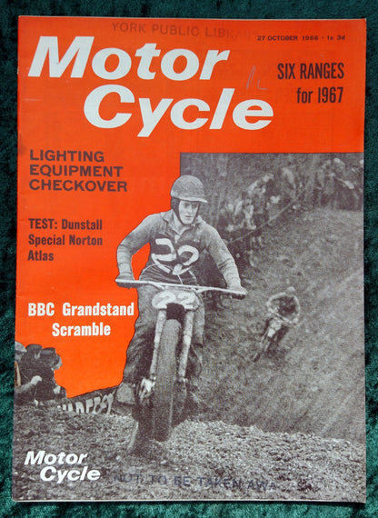 Motor Cycle Magazine Set of 4 Issues 1966. (M504)