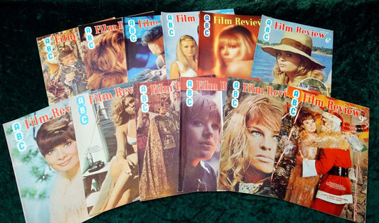 Film Review Magazines 1968. Full year 12 issues. (MC115)
